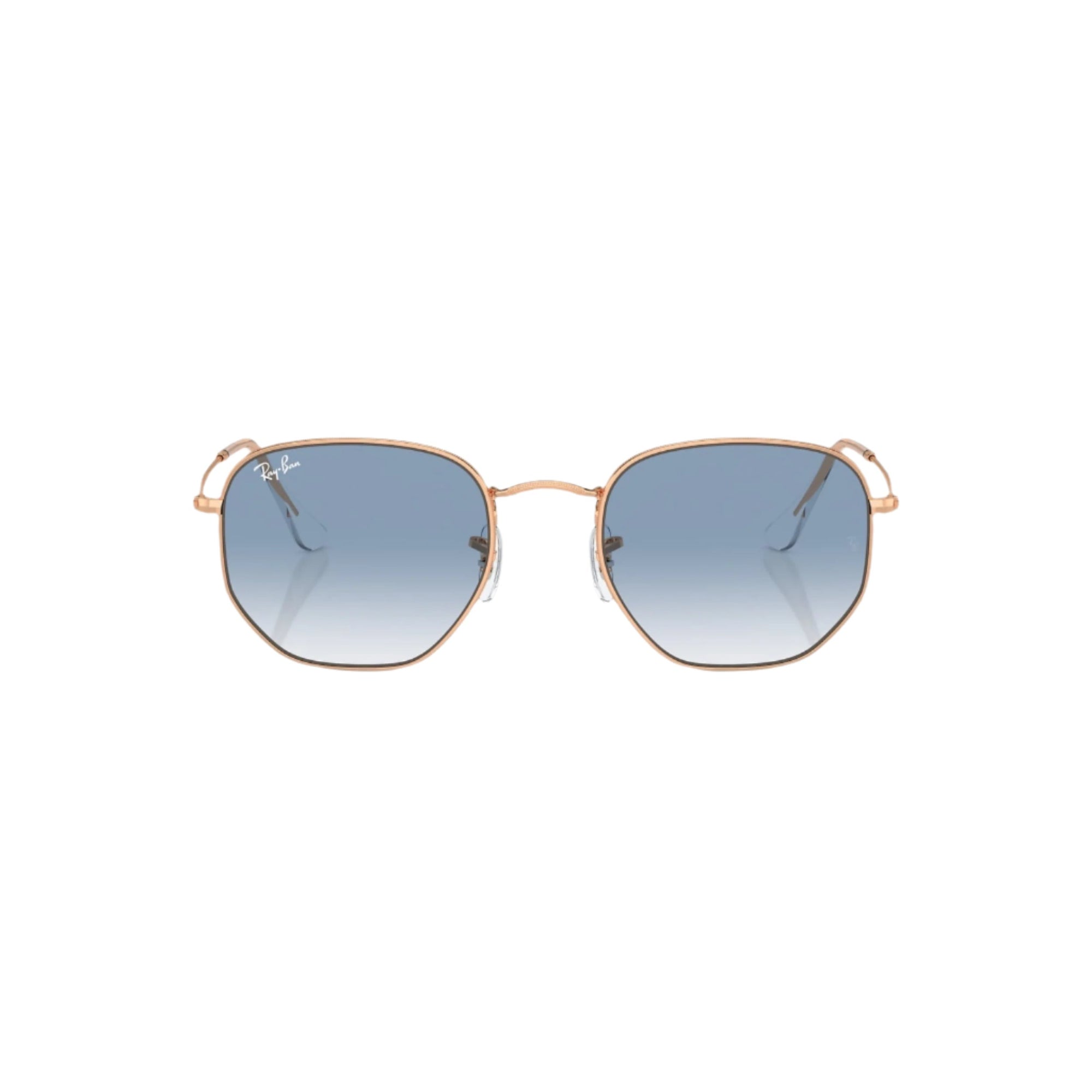 Rosegold Hexagonal Sunglasses