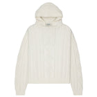 Cream Cable Hoodie