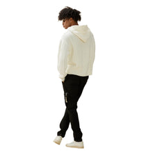 Cream Cable Hoodie