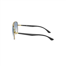 Lunettes de soleil Rayban noir sur or 0RB3683