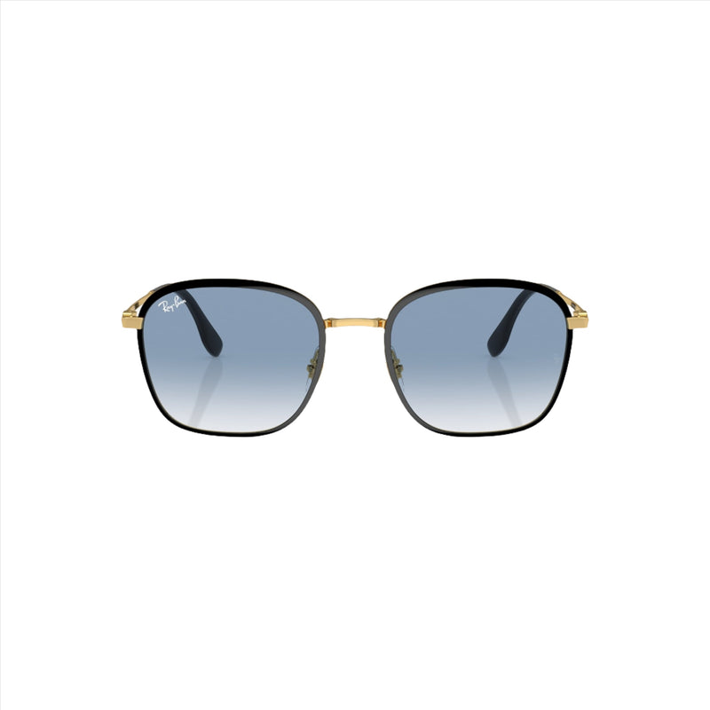Rayban Black On Arista With Clear Gradient Blue 0Rb3720 Sunglasses