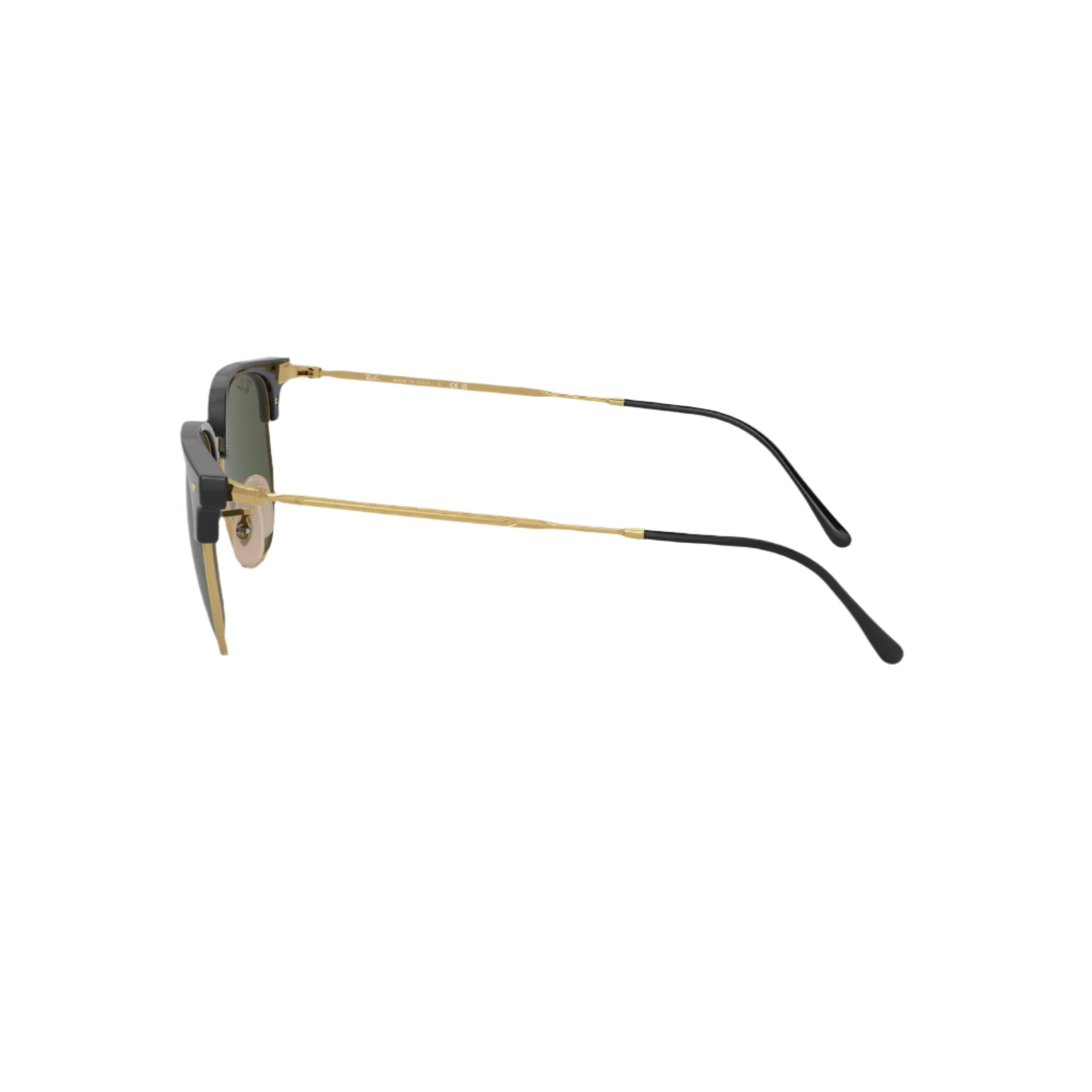 Lunettes de soleil New Clubmaster noires sur or