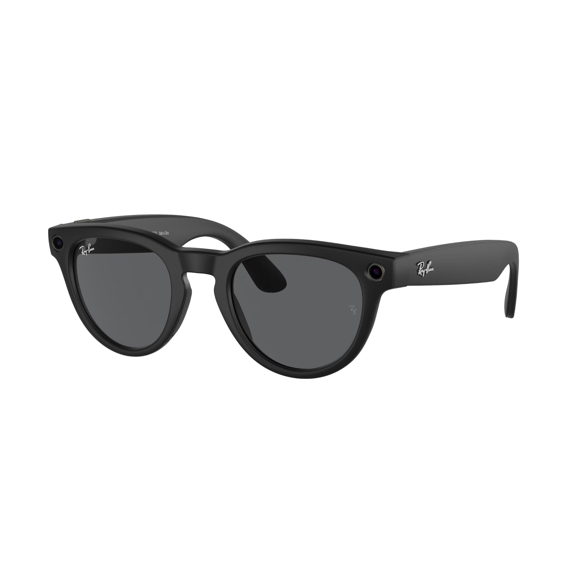 Rayban Matte Black With Charcoal Meta Headliner Sunglasses