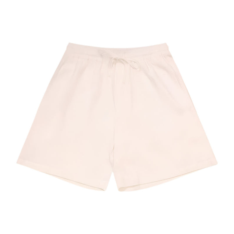 White Linen Shorts