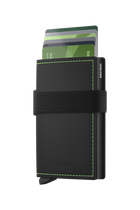 Bandwallet - Matte Black-Green - Cards