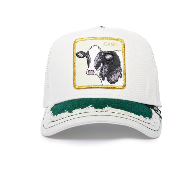 White Silky Cow Hats