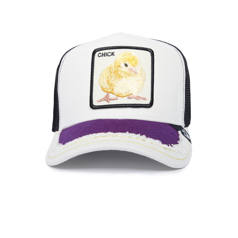 White Silky Chick Hats