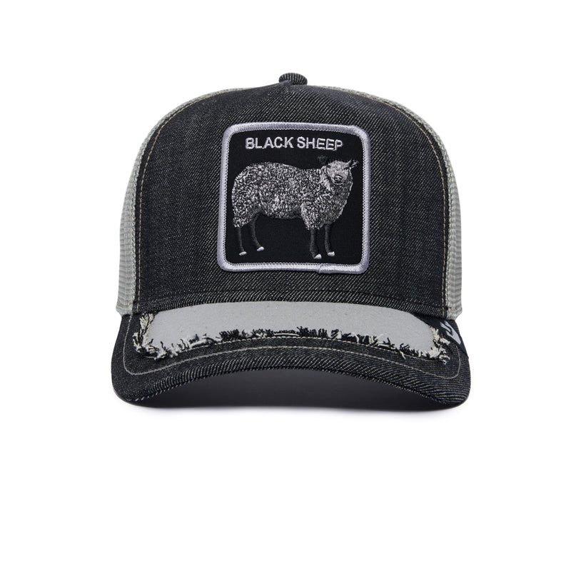 Chapeaux de mouton soyeux noirs
