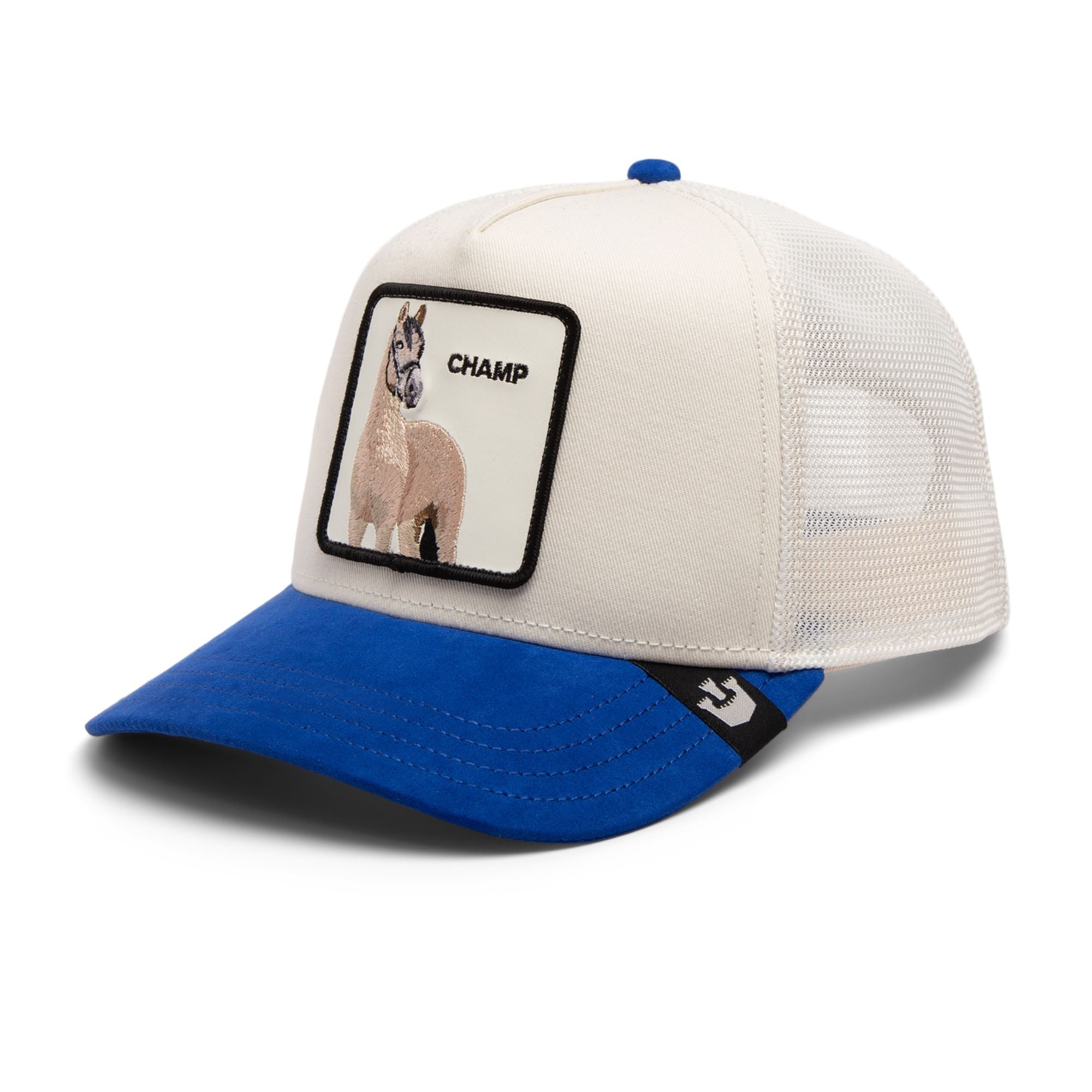 The Suede Horse Blue