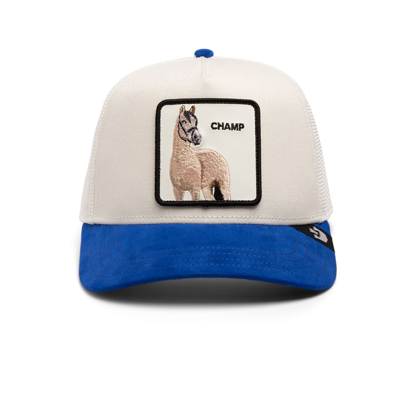 The Suede Horse Blue