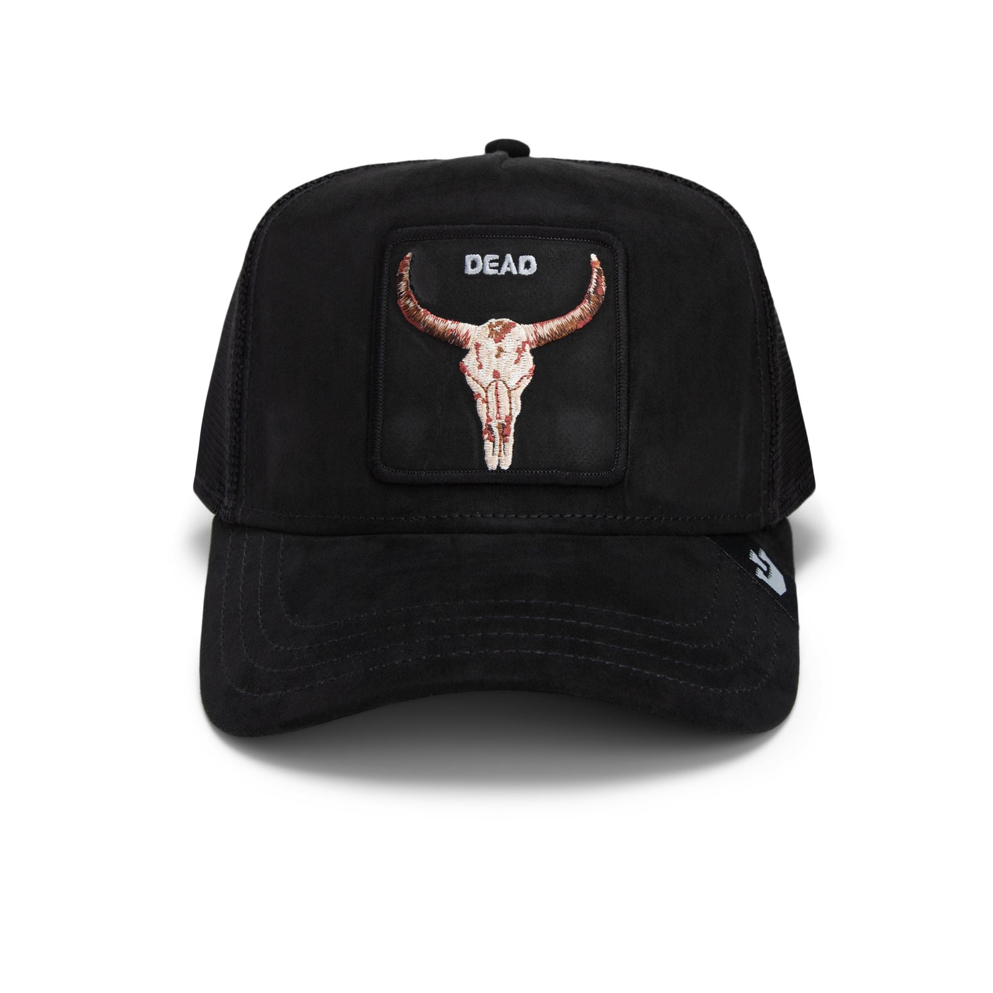 The Suede Skull - Black