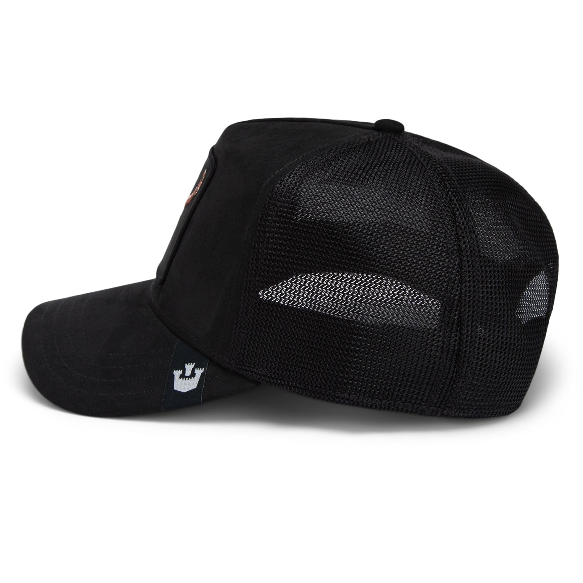 The Suede Skull - Black