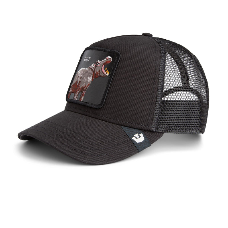 Gut Hippo Trucker - Black