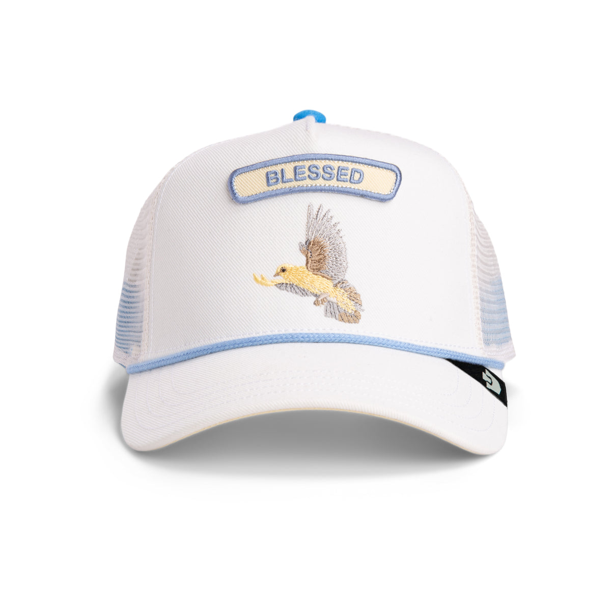 Pop Rocker Colour Pop Rocker Blessed - White Trucker Hat | Goorin Bros | Surplus