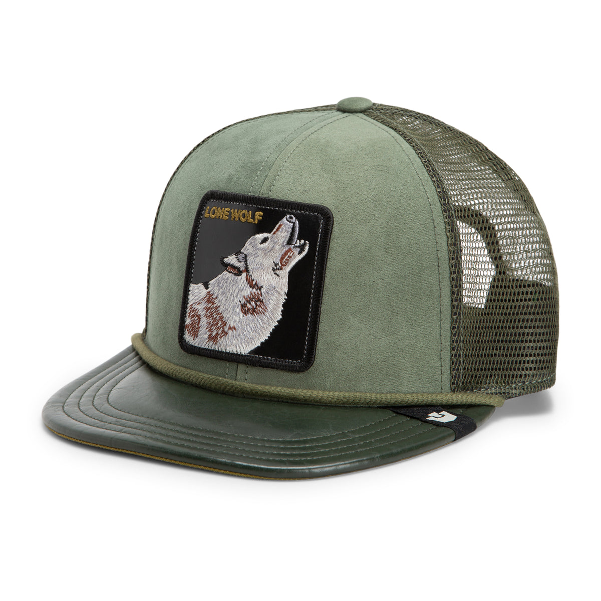 Icon Leather/Suede Wolf - Green-2