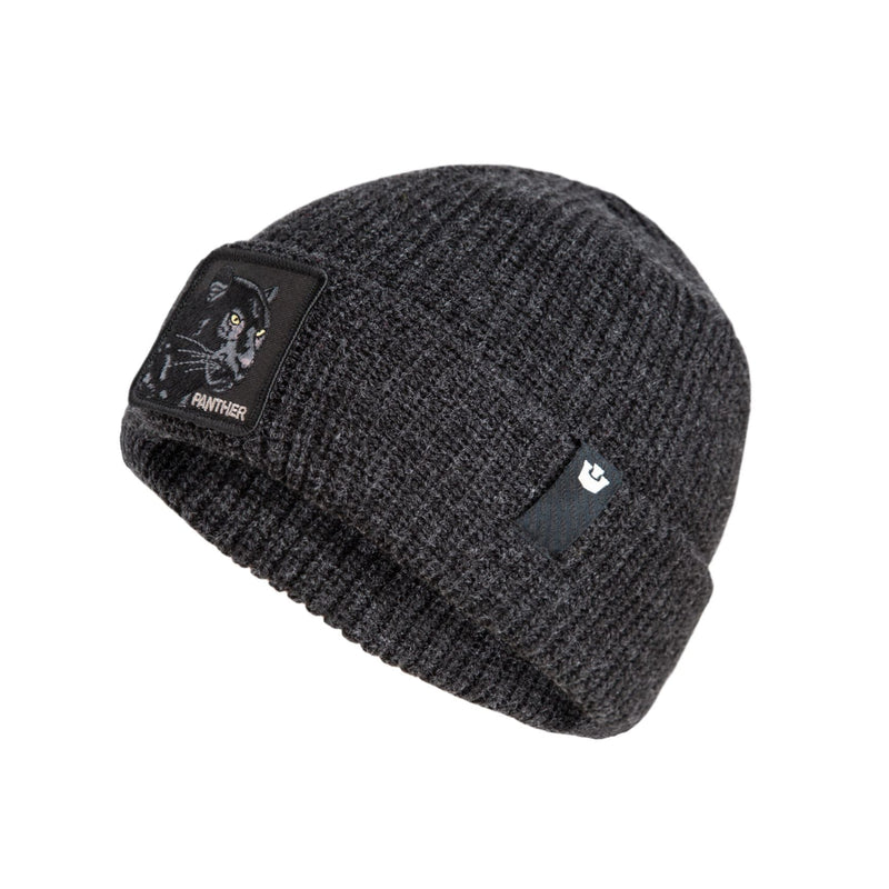 The Panther Beanie - Black