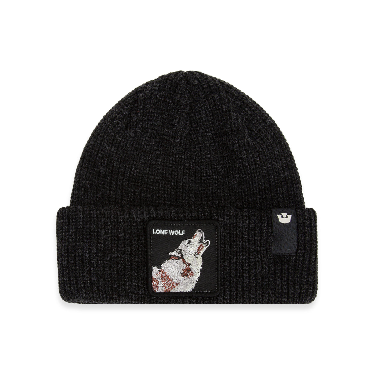 The Lone Wolf Beanie - Black-1