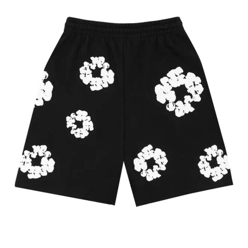 The Cotton Wreath Shorts - Black