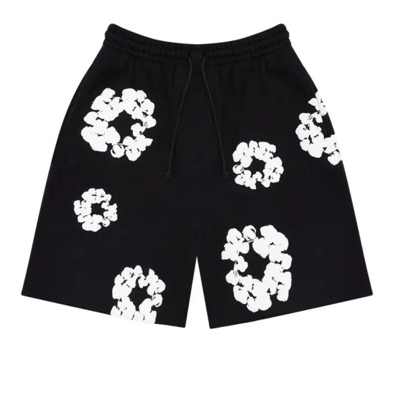 The Cotton Wreath Shorts - Black