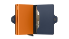 Twinwallet Matte - Night Blue & Orange - Expl