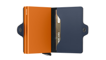 Twinwallet Matte - Night Blue & Orange - Expl