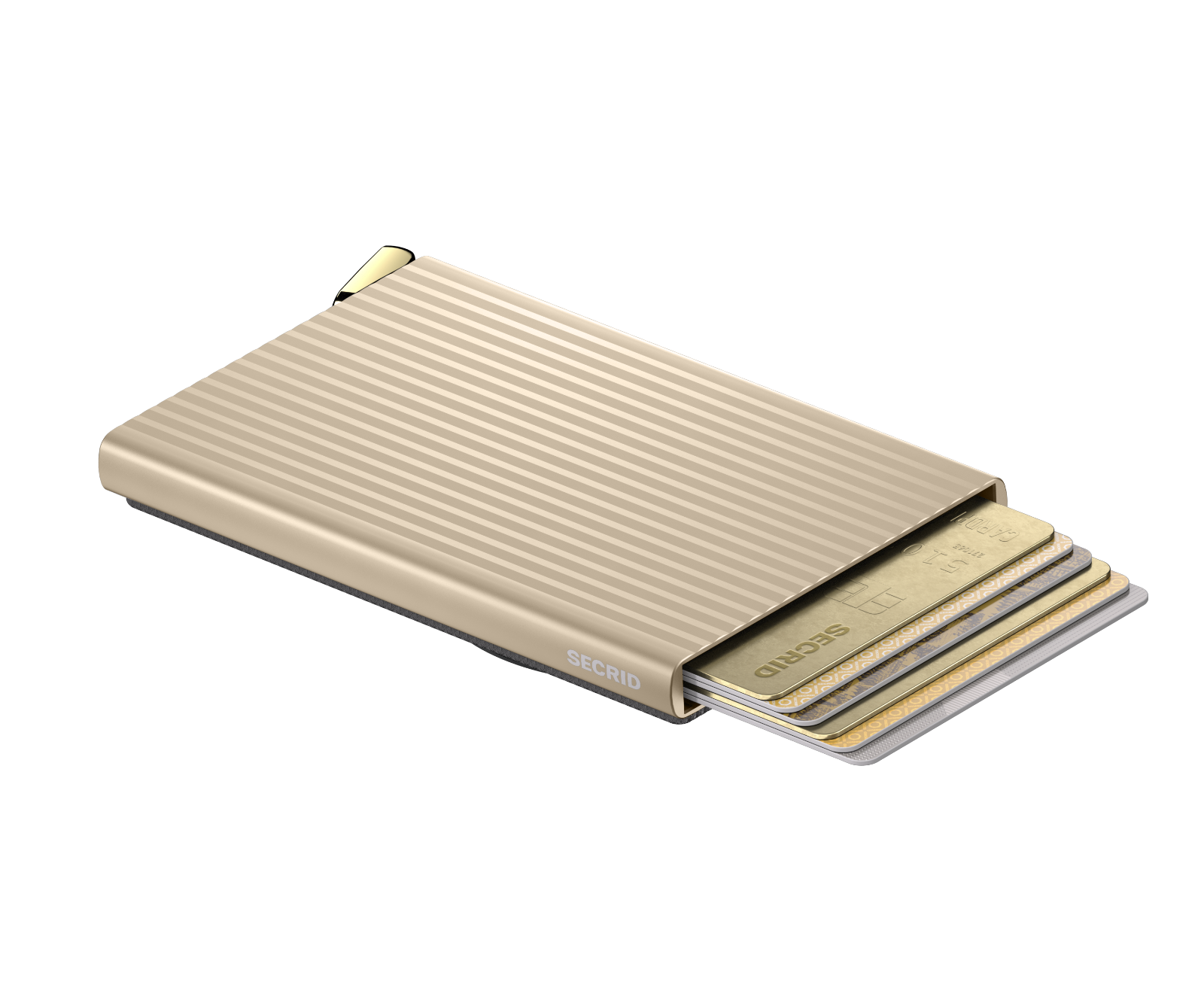 Cardprotector+ Fluted for MagSafe - Cashmere - Flat