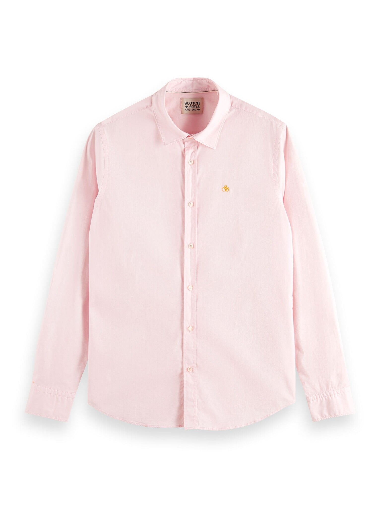 Pink Cloud Essential Solid Poplin Shirt