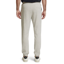 Scotch&Soda Grey Melange Essential Badge Sweatpant In Organic Cotton