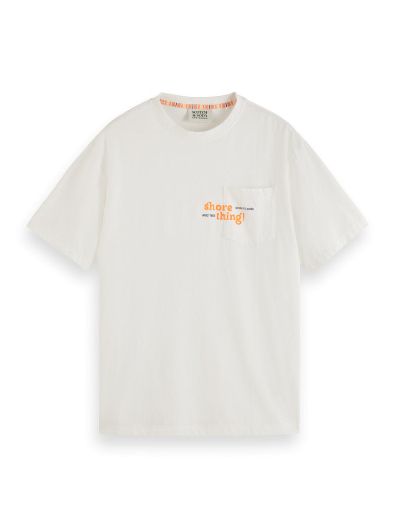 White Atwork Pocket T-Shirt