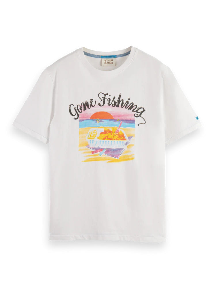 White Front Artwork T-Shirt