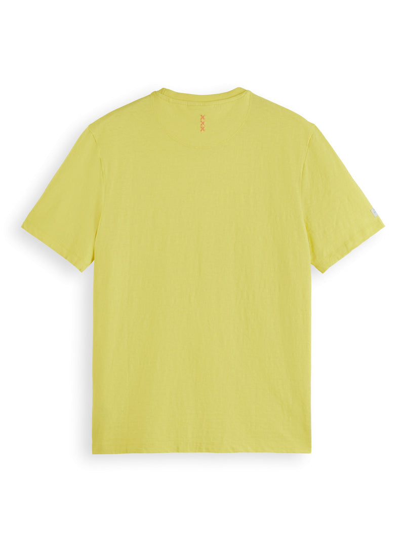 Lime Tonic Cotton Linen T-Shirt