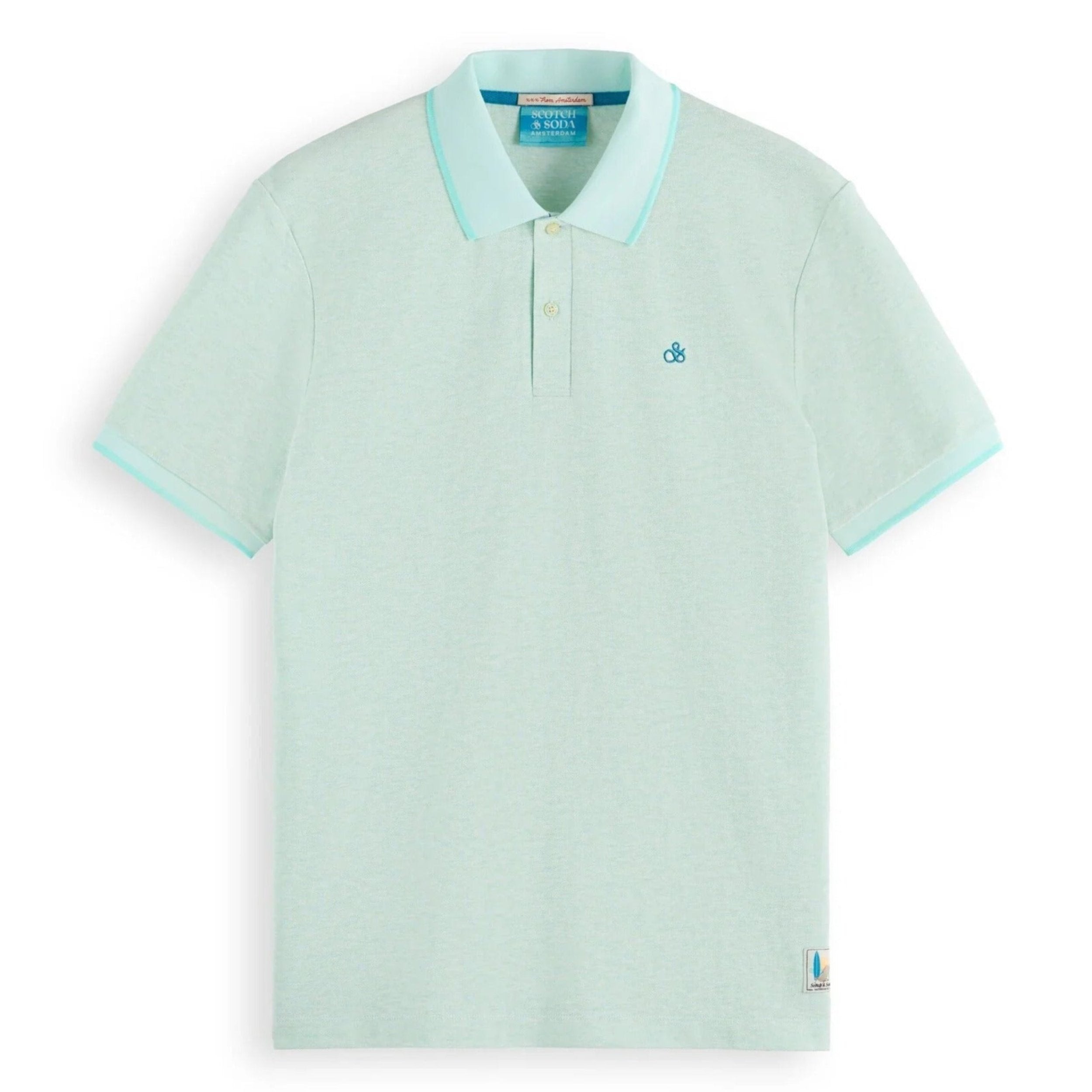 Seafoam Melange Melange Polo