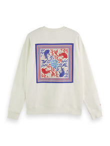 Scotch&amp;Soda - Sweat-shirt avec motif bandana devant et dos en forme de cygne