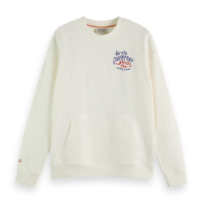 Scotch&amp;Soda - Sweat-shirt avec motif bandana devant et dos en forme de cygne