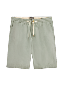 Army Fave- Cotton/Linen Twill Bermuda