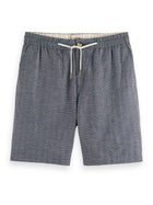 Navy Herringbone Fave - Bermuda Shorts