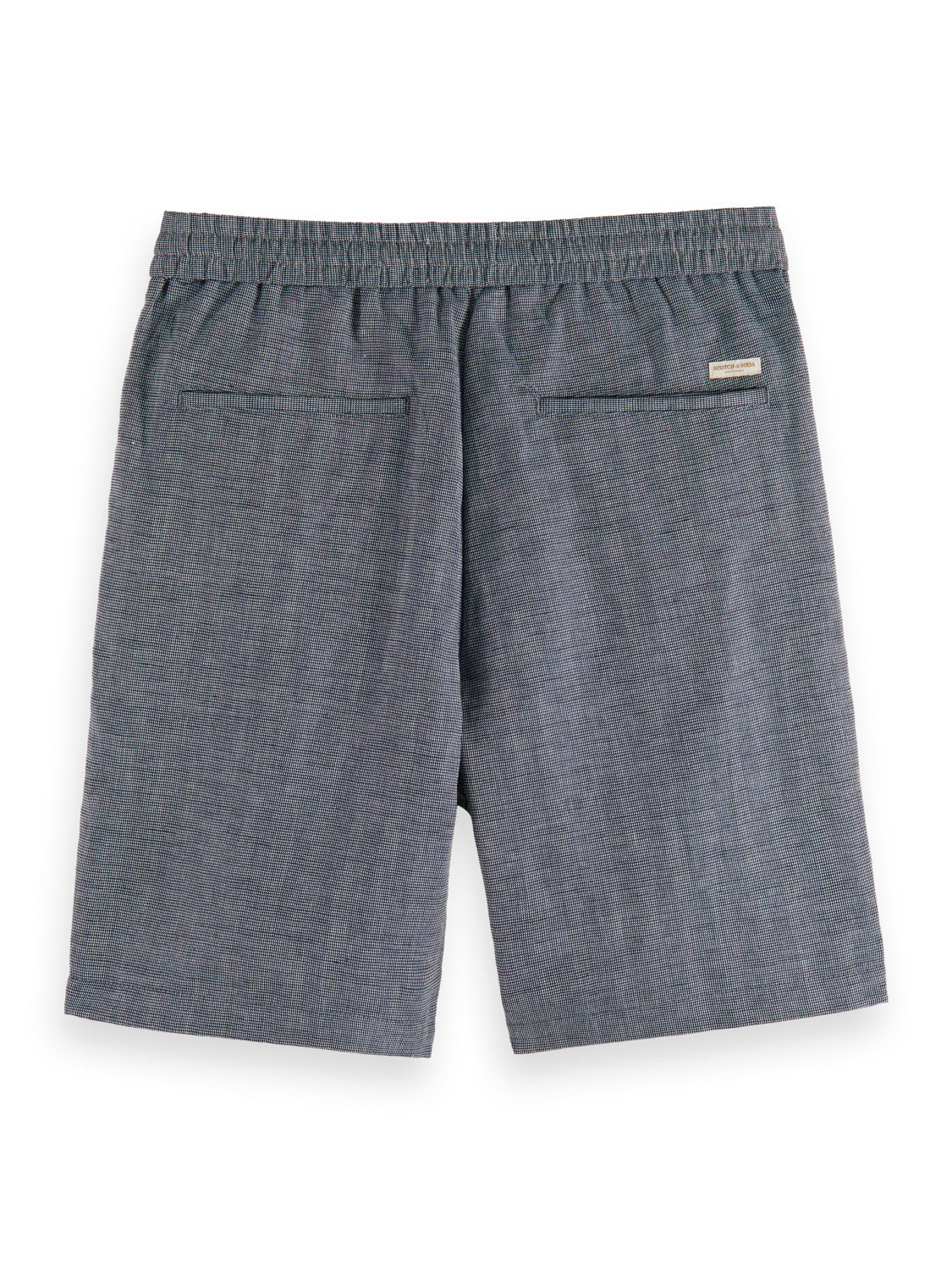 Navy Herringbone Fave - Bermuda Shorts