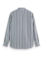 Scotch&Soda Blue Stripe Lightweight Dobby Stripe Shirt
