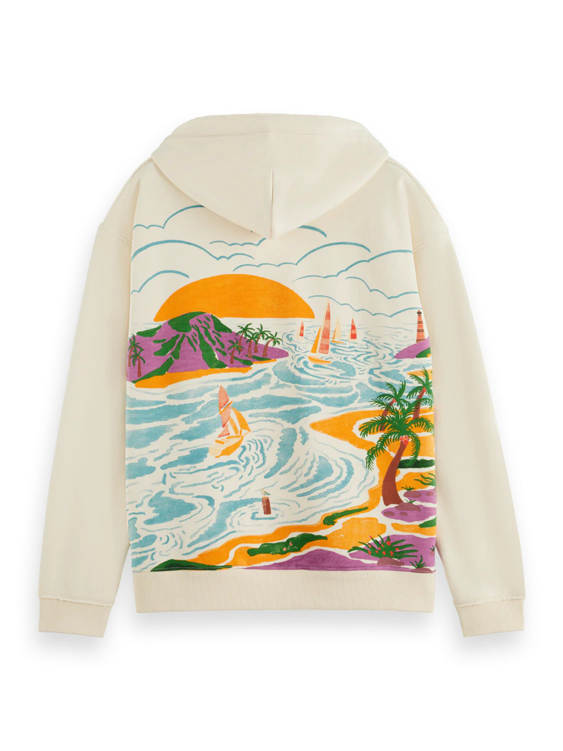 Shell Landscape Artwork Hoodie