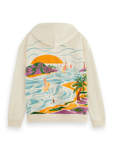 Shell Landscape Artwork Hoodie