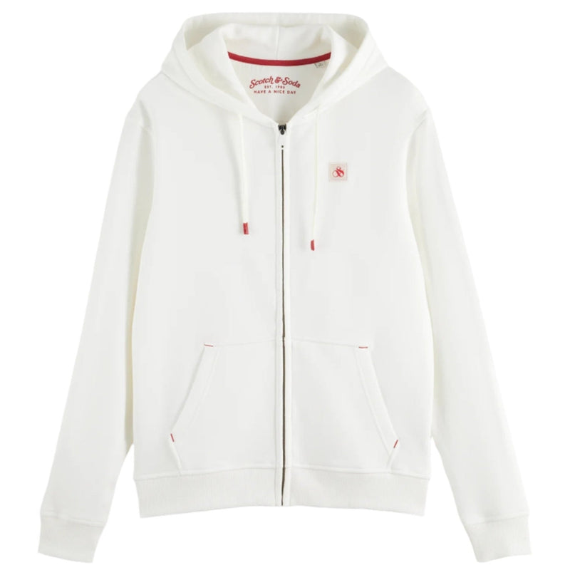 Swan Essential Logo Badge Zip-Through Hoodie