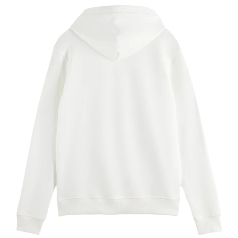 Swan Essential Logo Badge Zip-Through Hoodie