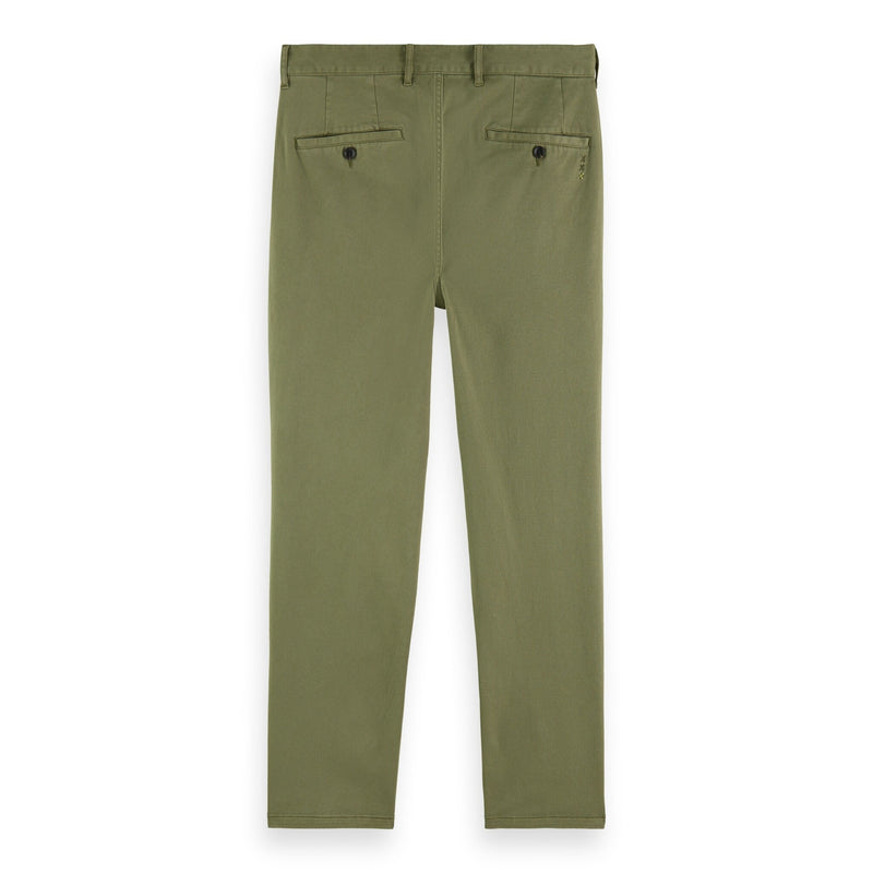 Chino en sergé stretch teint en pièce Scotch&amp;Soda Army Drift