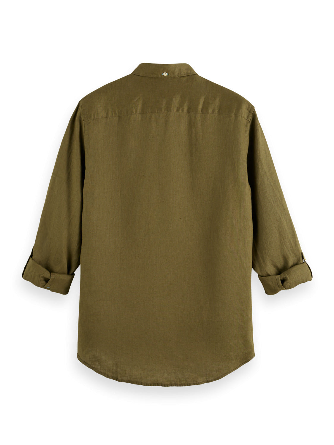 Algae Linen Shirt With Roll-Up