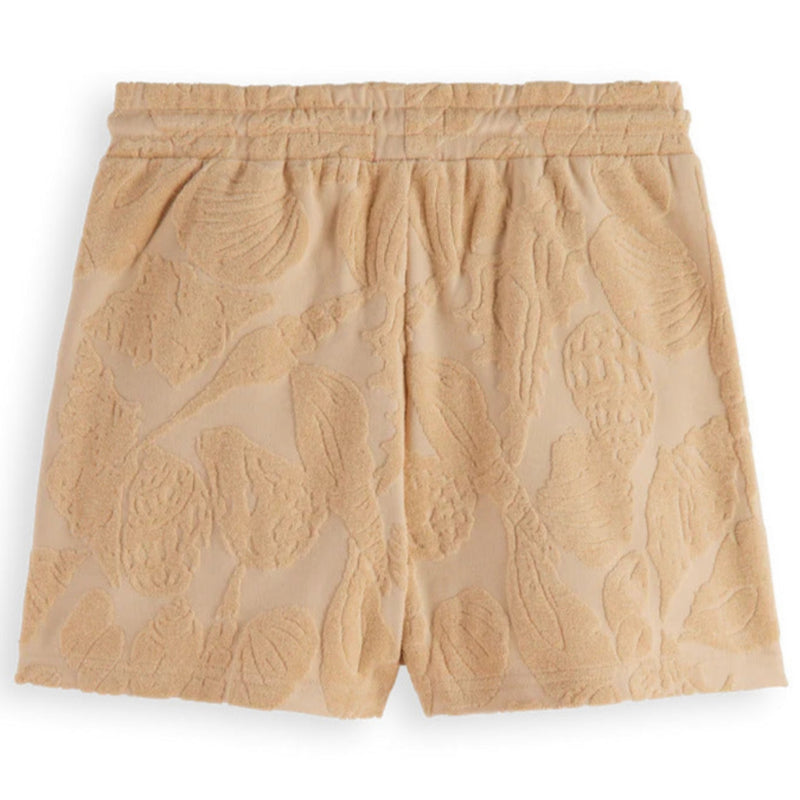 Mocca Jacquard Toweling Shorts