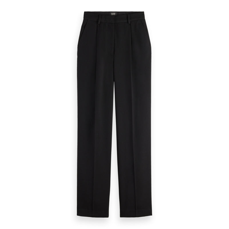 Evening Black Robyn Relaxed Gabardine Pant