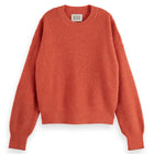 Negroni Melange Fuzzy Crew Neck Pullover