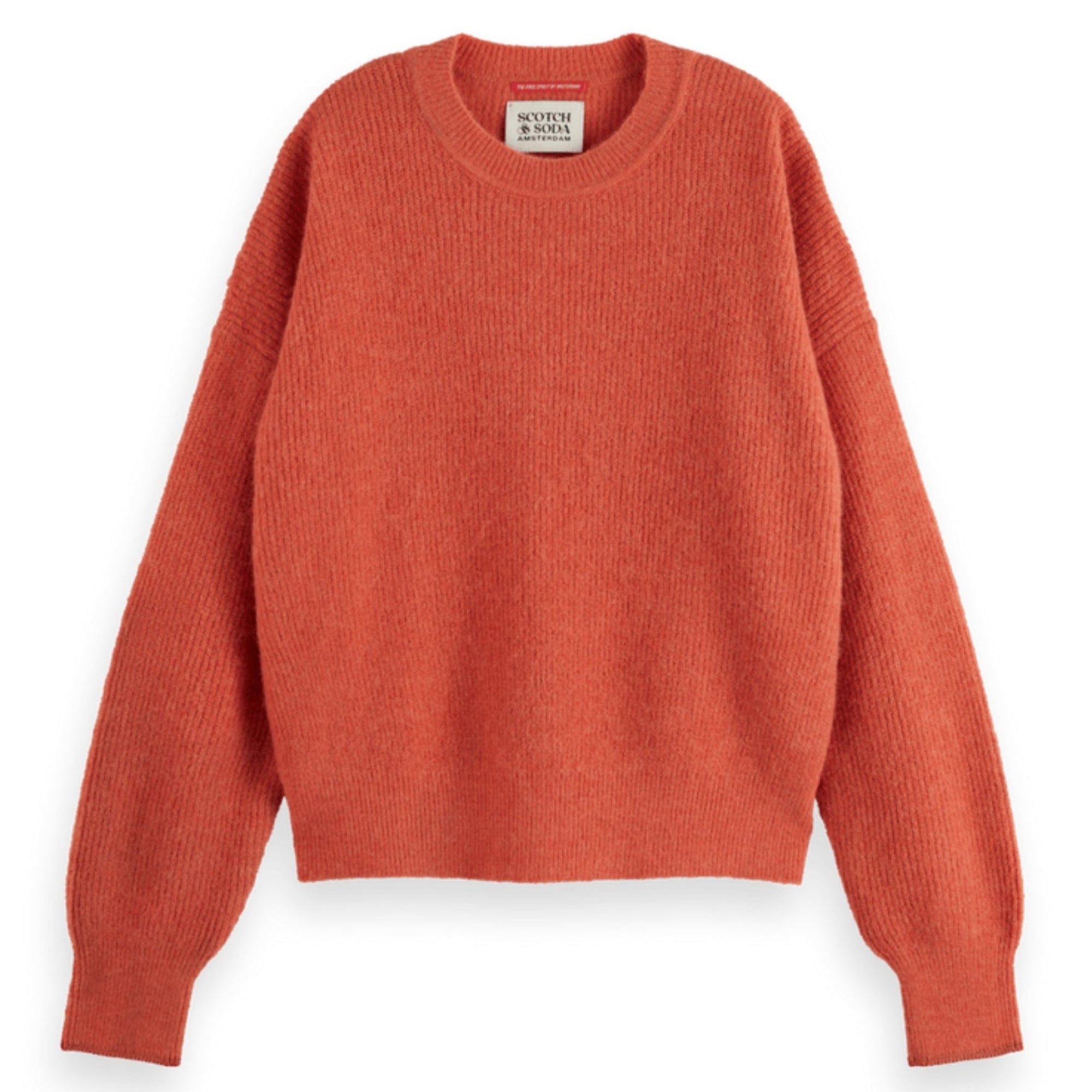Negroni Melange Fuzzy Crew Neck Pullover