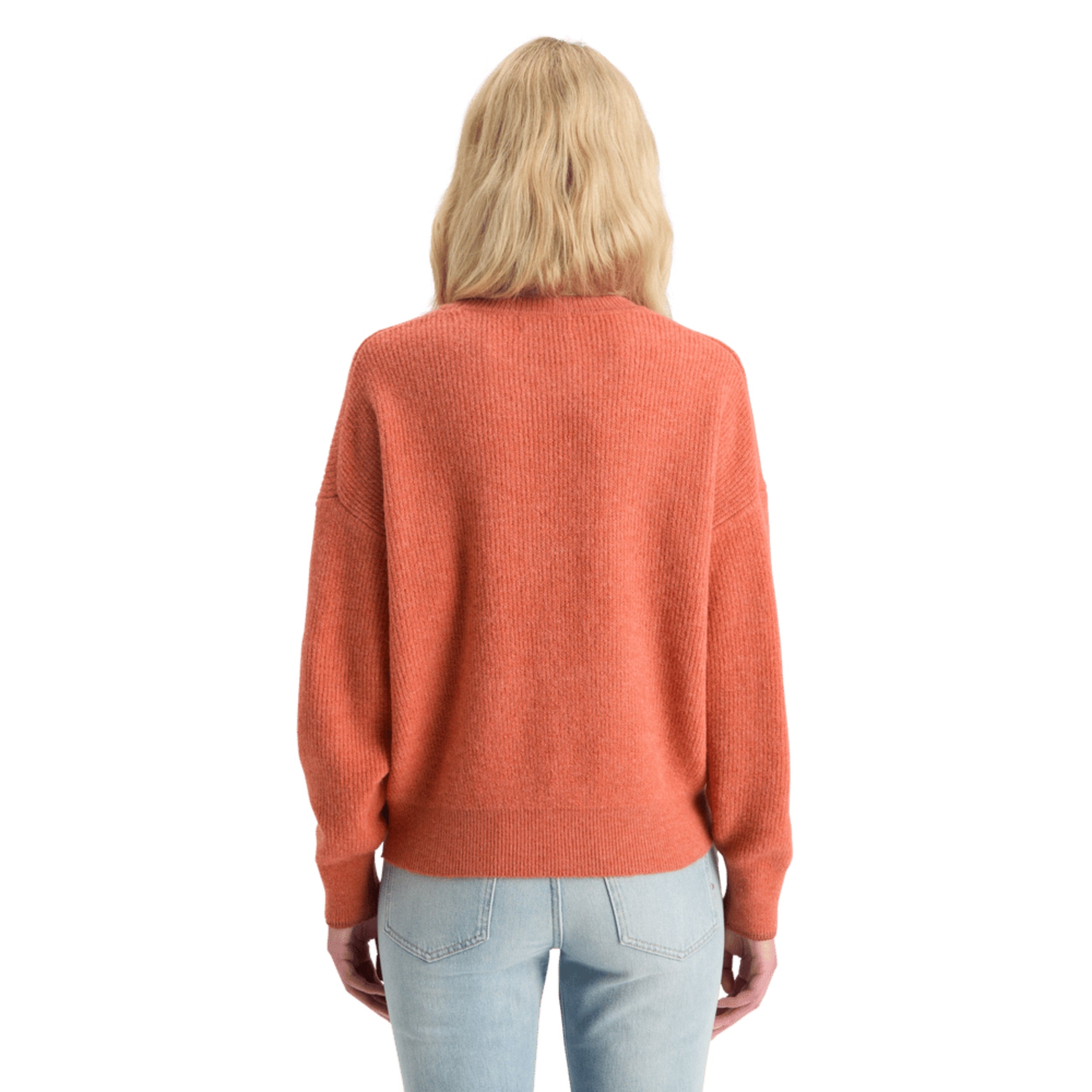 Negroni Melange Fuzzy Crew Neck Pullover