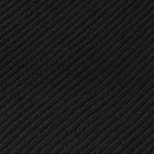 Evening Black Ribbed Collared Knitted Dress